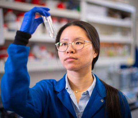 A photo of UC Irvine student Amanda Fang.