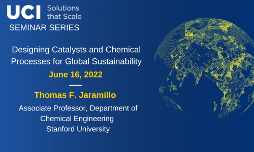 Intro slide with event title. Dark blue background with white and yellow text.