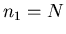 $n_1=N$