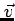 $ \vec{v}$