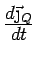 $ \frac{\textstyle d\vec{\j}_Q}{\textstyle dt}$